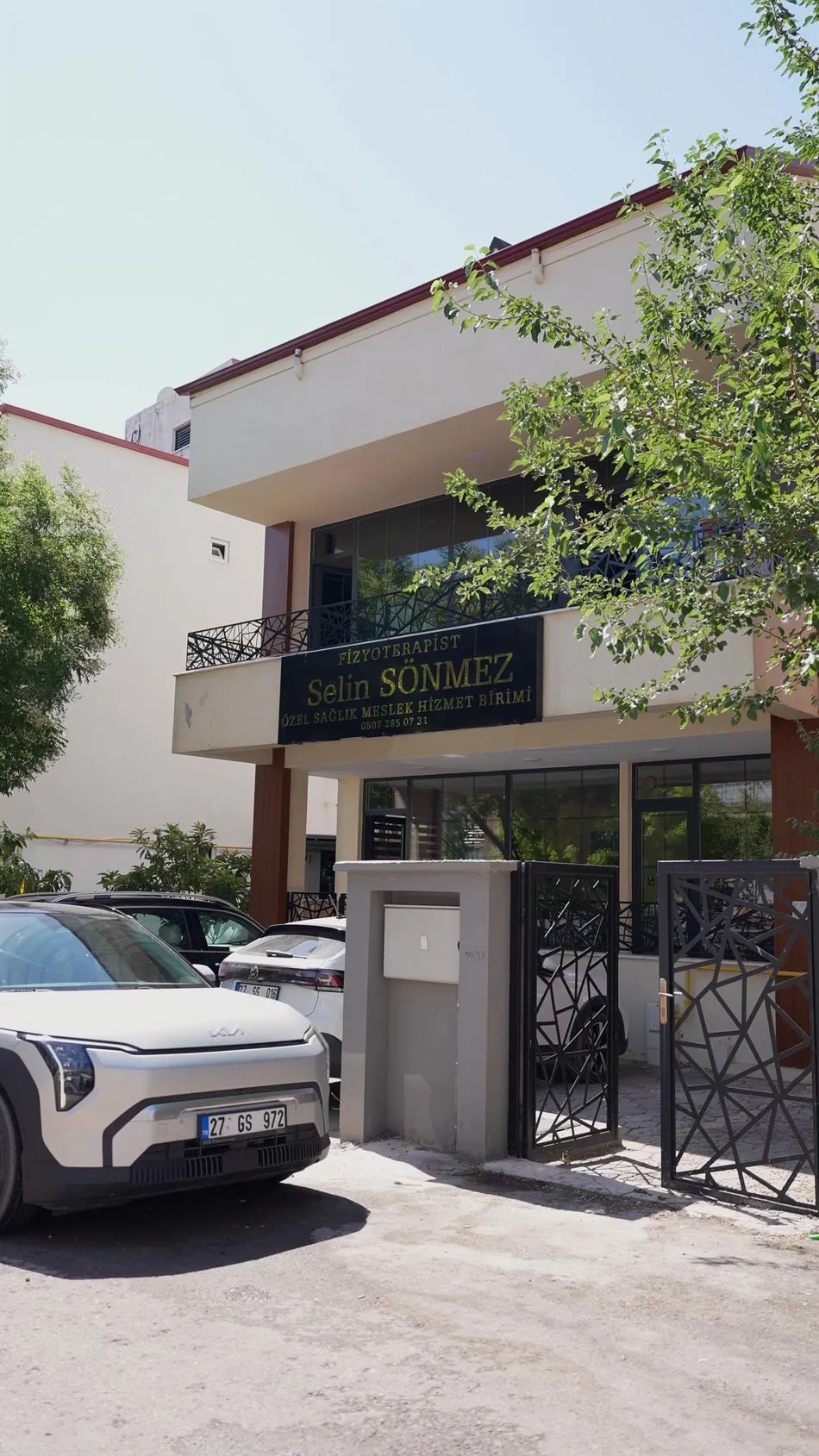 Fizyoterapist Selin Sönmez kliniği dış görünüm, Güvenevler Mahallesi Şehitkamil Gaziantep